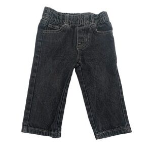 Kids Headquarters Black Straight Leg Jeans Size 12 Months